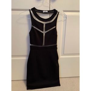 Tobi Black Bodycon Dress